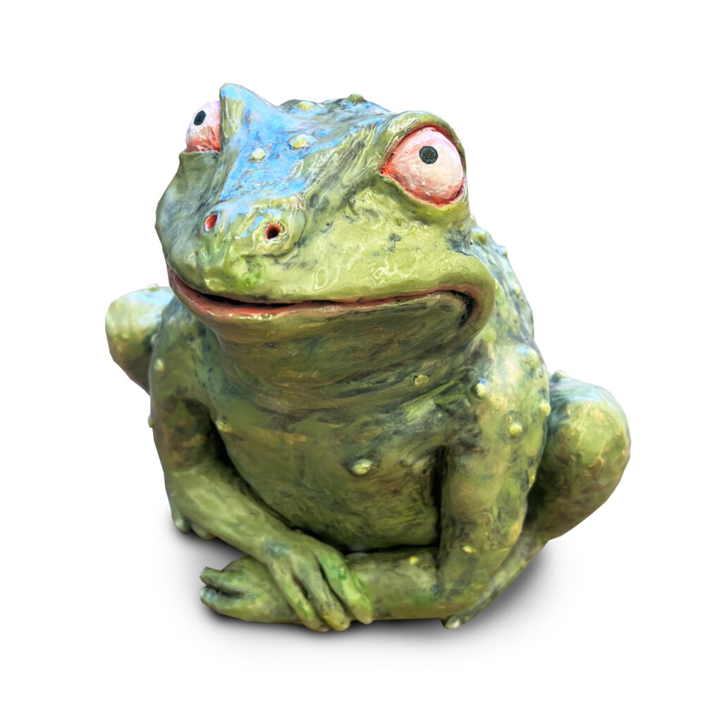 Mr. Frog, 2025
Ceramic
8.5 x 9 x 7 in
