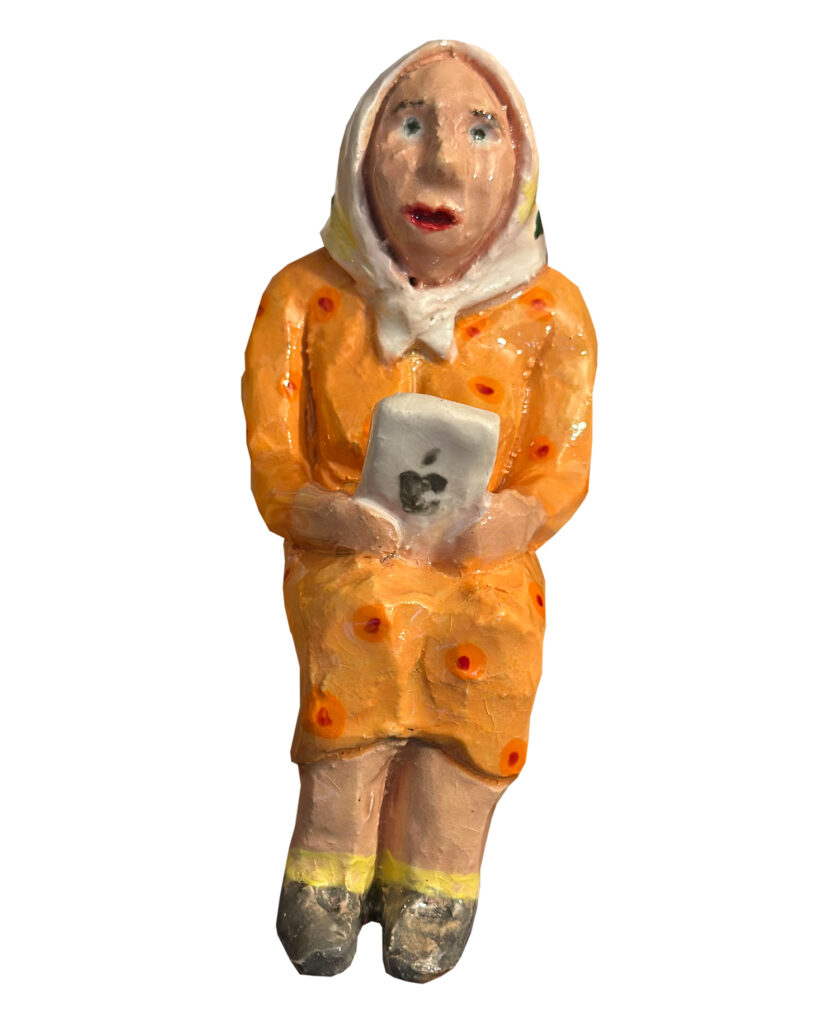 Grandma, 2025, Ceramic, 4 x 2.5 x 3 in