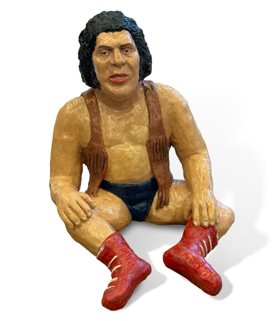 André the Giant, 2026
Ceramic, 9.25 x 8 x 9 in.
