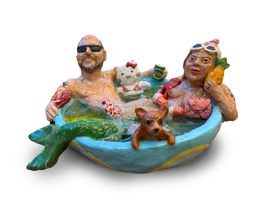 Cathay and Eric 2026
Ceramic, glass
9x8x7